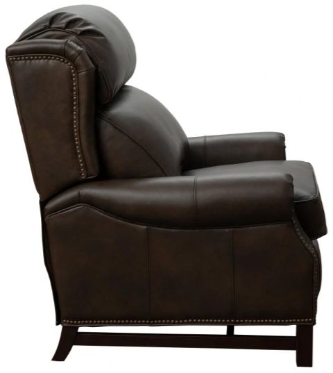 BarcaLounger® Thornfield Ashford Walnut Leather Manual Recliner-3