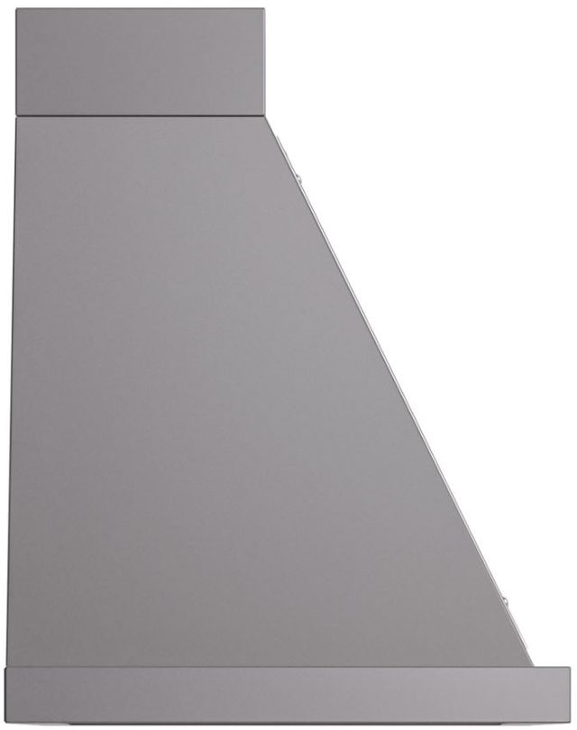 Ilve® Nostalgie II Noblesse 30" Graphite Matte Wall Mounted Range Hood with Chrome Trim-2