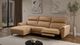 Furniture of America® Theola Light Brown Power Reclining Sectional with Left Chaise-1