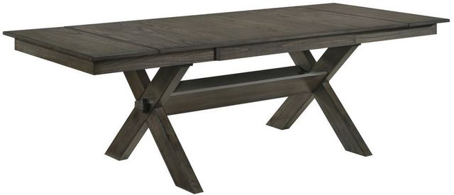 New Classic® Home Furnishings Ashland Rustic Brown Dining Table-2