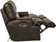 Catnapper® Wembley Steel Leather Power Lay Flat Reclining Sofa with Power Adjustable Headrest-5