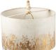 A & B Home Bellamy Black/Distressed White/Gold Table Lamp-1