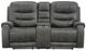 Homelegance® Oberon Dark Gray Double Manual Reclining Loveseat with Center Console-2