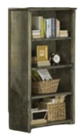 Trendwood Laguna Rustic Gray Bookshelf-0