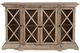 Jofran Inc. Carrington Bisque Small Breakfront Cabinet-2