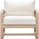 TOV Furniture Palata Cream Fabric/Wooden Outdoor Accent Chair-3