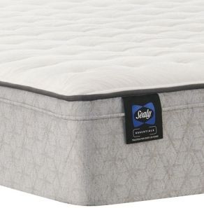 Sealy® Essentials™ Winter Green Innerspring Medium Faux Euro Top Queen Mattress-1