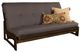 Kodiak Furniture Twill Gray 6" Coil Hinged Innerspring Full Futon Mattress -0