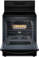 Whirlpool® 30" Black Freestanding Electric Range-2