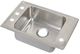 Elkay Lustertone® Classic Lustrous Satin Stainless Steel 31'' x 20'' x 6'' Single Bowl Drop-In Classroom ADA Sink with Quick-clip-0