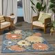 Nourison Home™ Aloha Blue Sage 5'x8' Area Rug-1