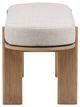 Dovetail Furniture Ella Beige/Natural Bench-2