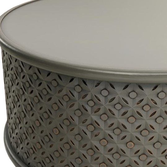 Jofran Inc. Global Archive Decker Antique Gray Coffee Table-3