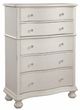 American WoodCrafters Rodanthe 5-Piece Dove White King Woven Bedroom Set-3