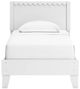 Signature Design by Ashley® Hallityn White Twin Panel Platform Bed-1