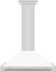 ZLINE Autograph Edition 36" White Matte Wall Mounted Range Hood -0