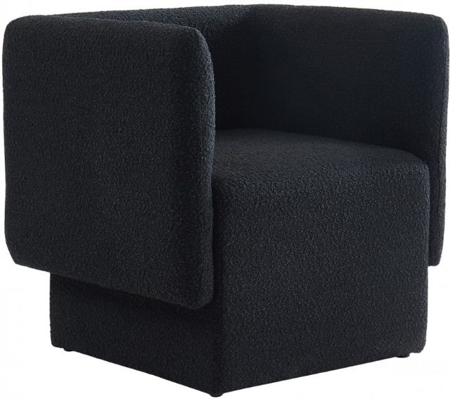 Meridian Furniture Vera Black Boucle Accent Chair-0