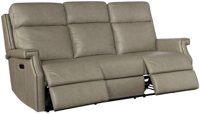 Hooker® Furniture MS Vaughn Shattered Stone Power Reclining Zero Gravity Sofa with Power Headrest-1
