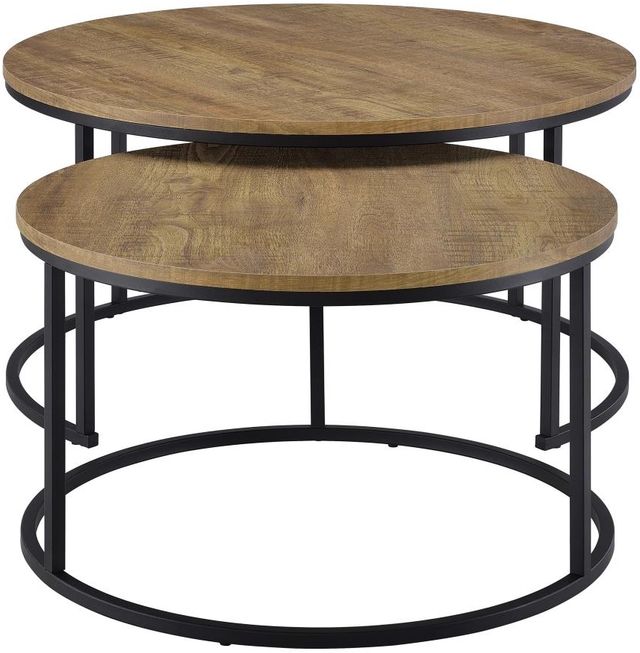 Coaster® Lainey 2-Piece Mango Nesting Coffee Table-4