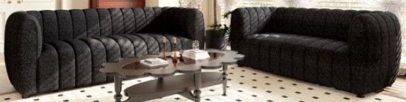 Furniture of America® Aversa Black Sofa-3