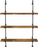 Powell® Wilder Black/Natural Wall Shelves-2
