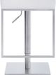 Armen Living Michele White Swivel Bar Stool-4