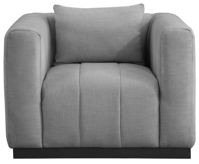 Meridian Furniture Lucia Grey/Black Chair-1