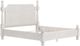 Signature Design by Ashley® Rowlenstown Antique White King Poster Bed-0