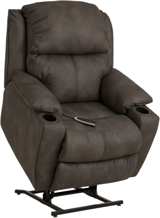 HomeStretch Stellar Pewter Power Lift Chair-0