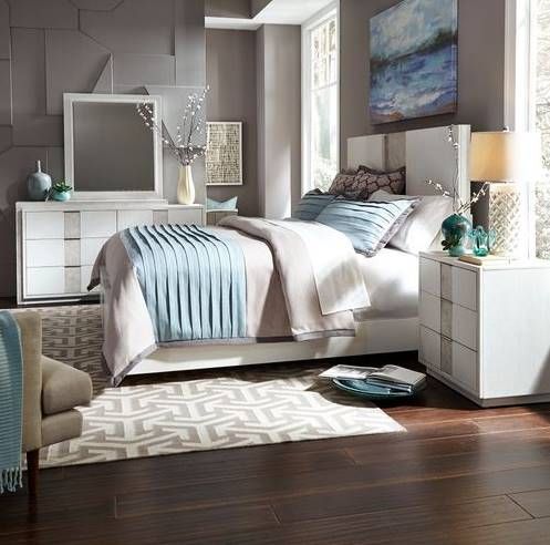Liberty Furniture Mirage 4-Piece Wire Brushed White Bedroom Set-0