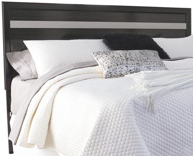 Signature Design by Ashley® Starberry 4-Piece Black King/California King Panel Headboard Bed Set-1