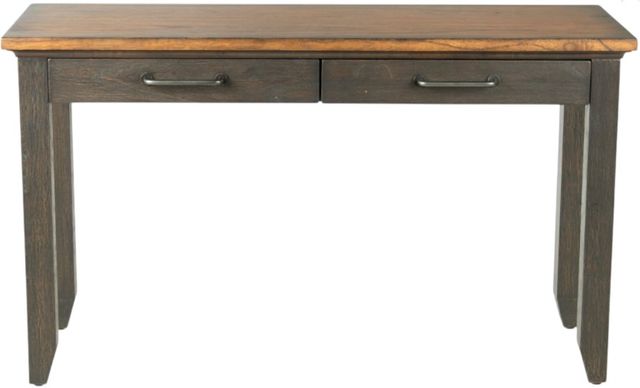 Steve Silver Co. Bear Creek Caramel Sofa Table with Sable Base-2