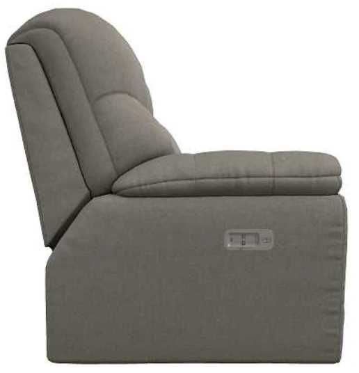 La-Z-Boy® Morrison Fog Power Reclining Loveseat with Headrest and Lumbar-3