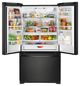 Whirlpool® 33" 22.1 Cu. Ft. Black Freestanding French Door Refrigerator-3