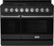 Thor Kitchen® Gordon Ramsay Series 48" Matte Black Pro Style Gas Range-0