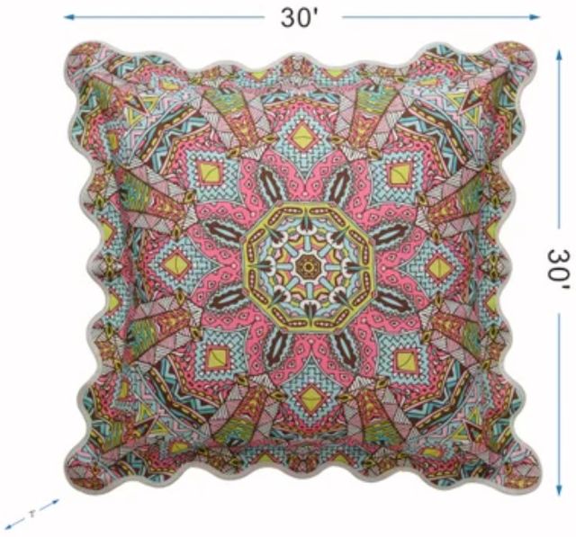 Stylecraft Tamara Day Pink 22" Designer Pillow-2
