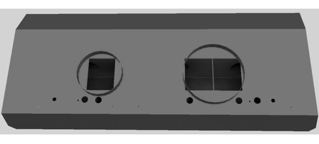 Vent-A-Hood® 48" Gunsmoke Wall Mounted Liner Insert-1