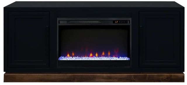 Legends Home Nora Seal Skin/Whiskey Fireplace TV Console-0