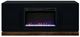 Legends Home Nora Seal Skin/Whiskey Fireplace TV Console-0