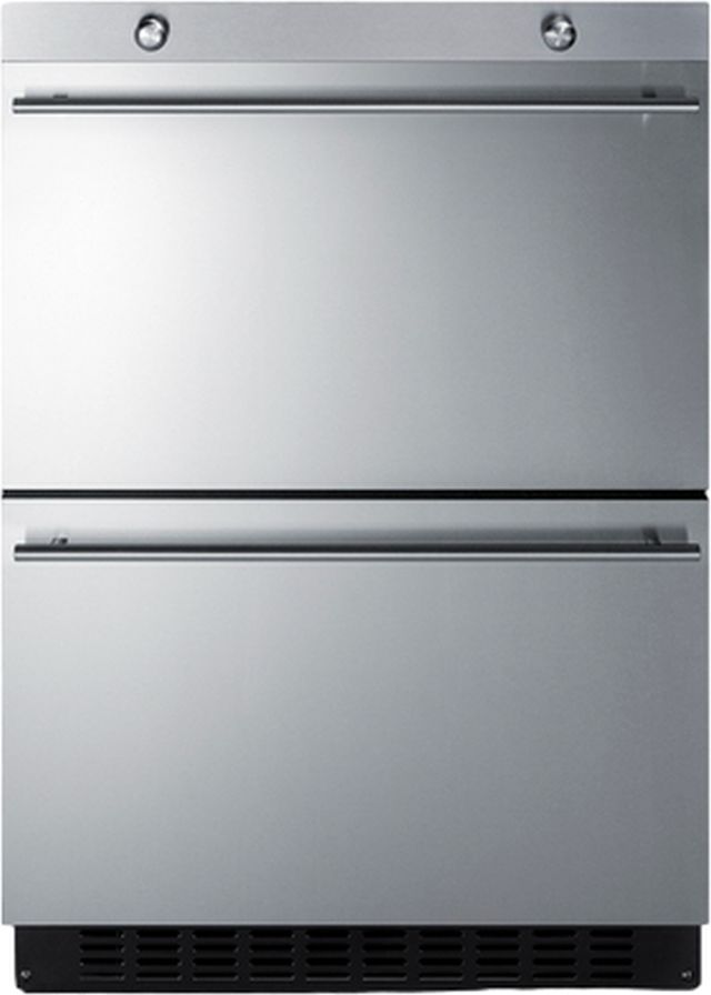 Summit® 24" Stainless Steel Storage Drawer-3