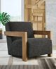 Signature Design by Ashley® Dorney Brown/Charcoal Accent Chair-1