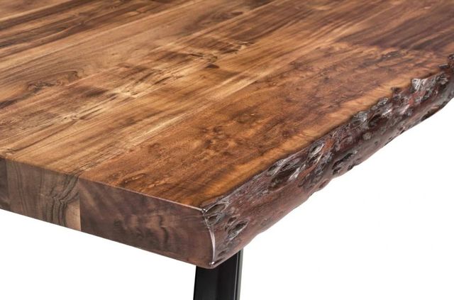 Modus Furniture Reese Natural Live Edge Dining Table with Black Base-3