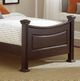 Vaughan-Bassett Hamilton Franklin Merlot Youth Twin Panel Footboard-0