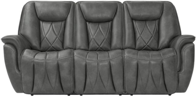 Corinthian Furniture Jordan Charcoal Power Reclining Sofa-0