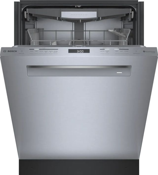 Bosch® 800 Series 24" Stainless Steel Top Control Built In Dishwasher-1