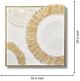 Classy Living Organic Golden Sunburst Luxe Texture Wall Art-2