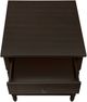 Monarch Specialties Inc. Walnut Veneer 2-Tier Square Side Table-4