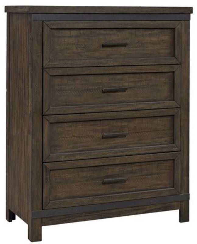 Liberty Furniture Thornwood Hills Rock Beaten Gray Chest