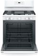 GE® 30" White Freestanding Gas Range-2
