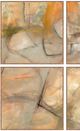 Classic Home Ochre I 4-Piece Painting by Buddy Whitlock Set-1